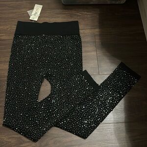 Rhinestone leggings